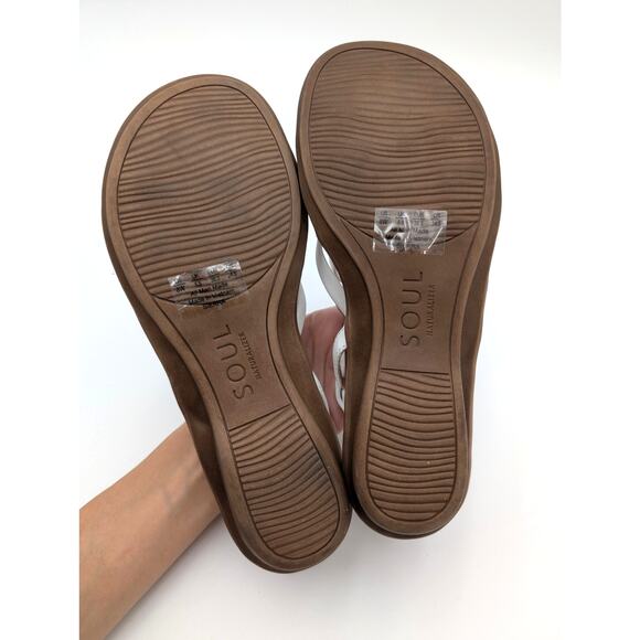 Soul Naturalizer Sierra Strappy Sandals Women's White Size US8W EU38.5 - Picture 8 of 13